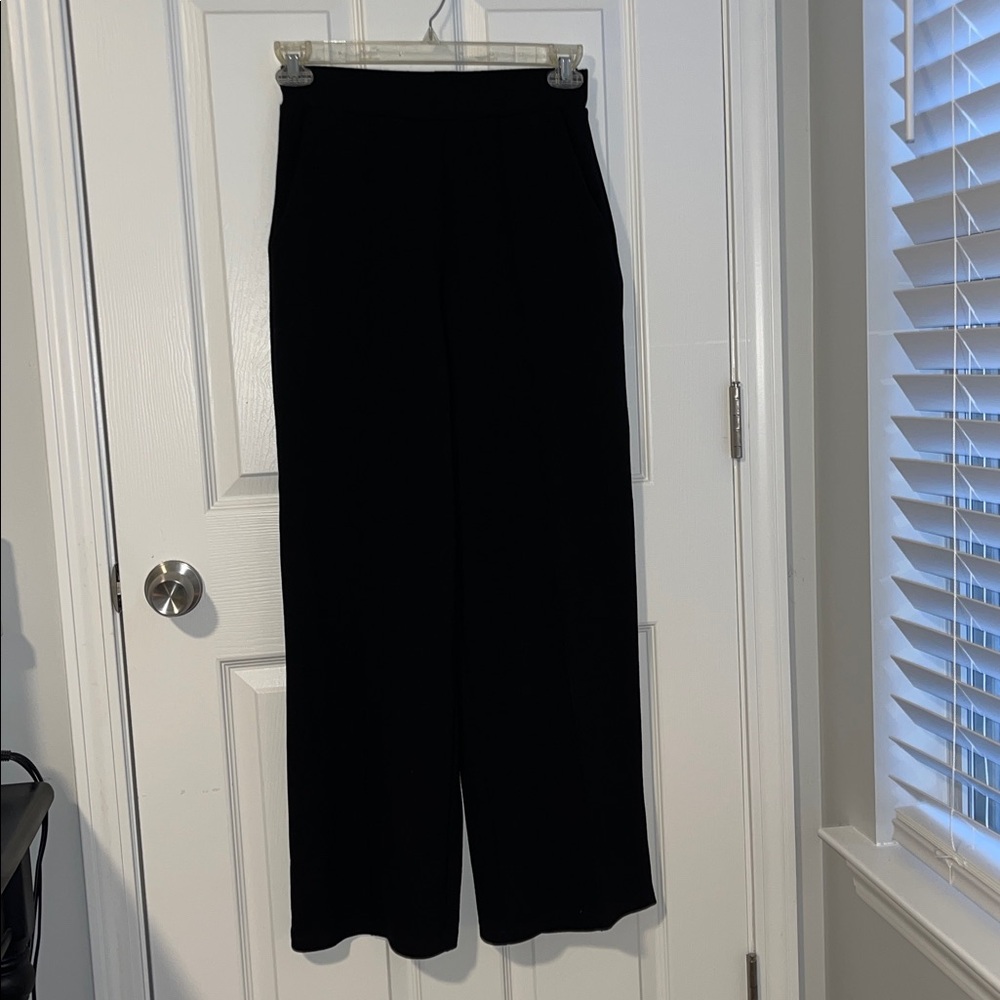Saint + Sofia Luxurious Black Palazzo Pants Size 6